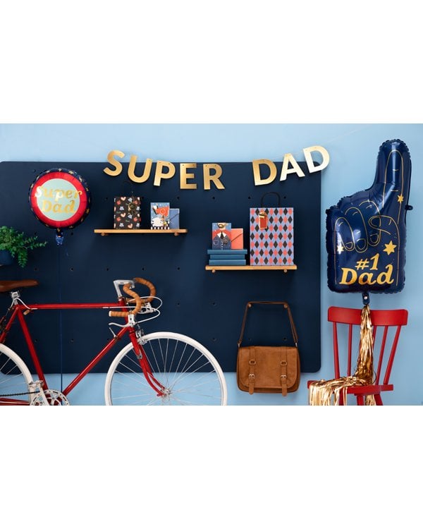 Gift bag #1 Dad, mix, 8x14x18 cm