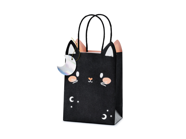 Gift bag Cat, mix, 8x14x18 cm