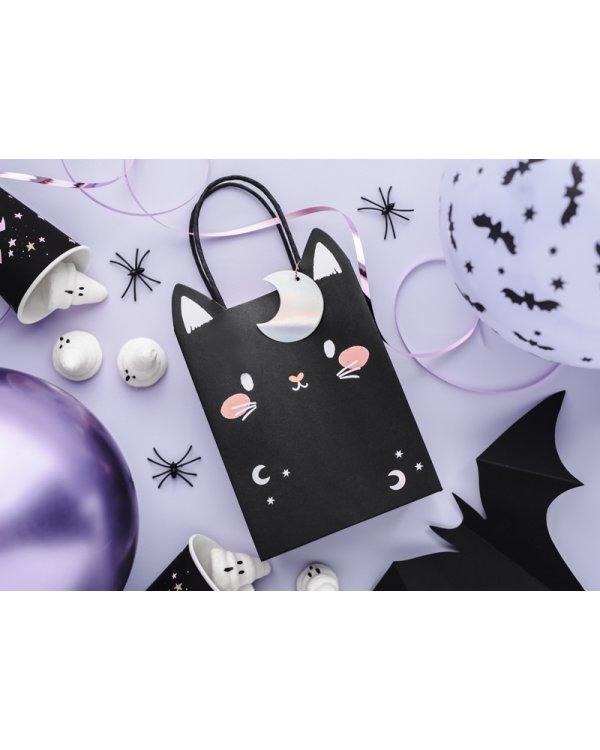 Gift bag Cat, mix, 8x14x18 cm
