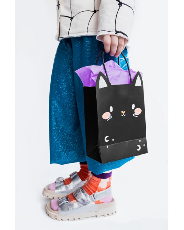 Gift bag Cat, mix, 8x14x18 cm
