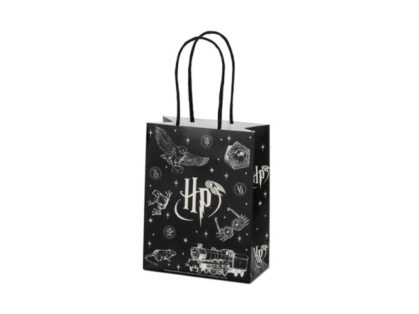 Обложка книги «Paper gift bags Harry Potter, 12x15.5x6 cm, black (1 pkt / 6 pc.)»