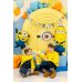 GIft bags Minions, 12x15.5x6 cm, yellow (1 pkt / 6 pc.)
