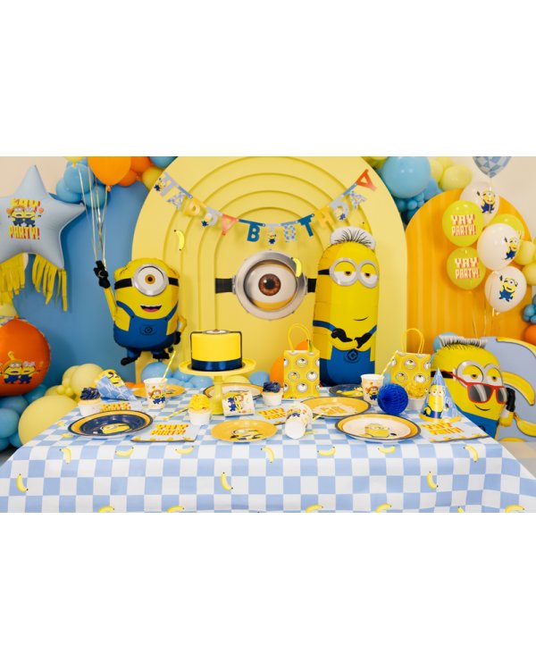 GIft bags Minions, 12x15.5x6 cm, yellow (1 pkt / 6 pc.)
