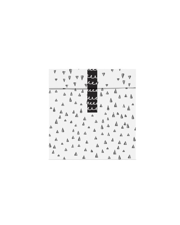 Treat bags Black&White (1 pkt / 6 pc.)