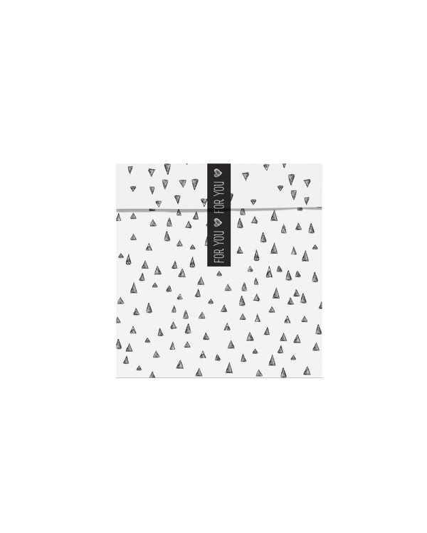 Treat bags Black&White (1 pkt / 6 pc.)