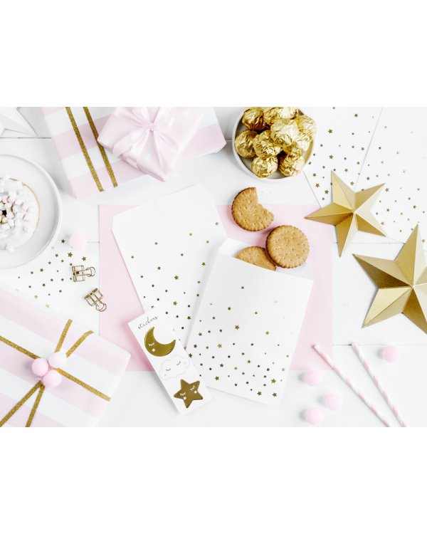 Treat bags Little Star, 13x14cm (1 pkt / 6 pc.)