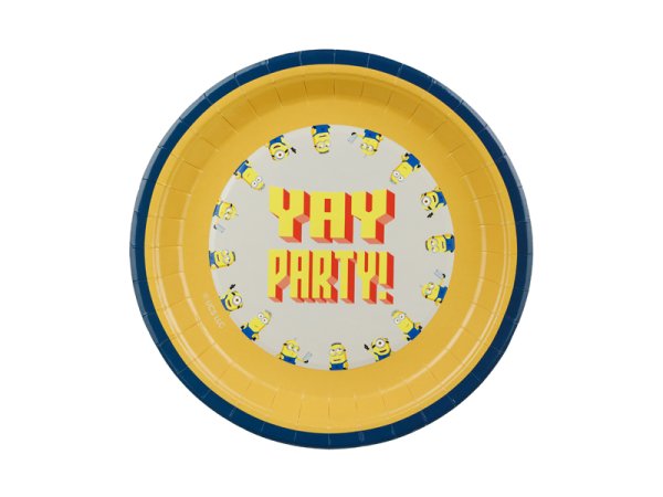 Paper plates Minions, 23 cm, mix (1 pkt / 6 pc.)