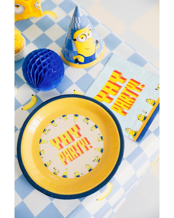 Paper plates Minions, 23 cm, mix (1 pkt / 6 pc.)