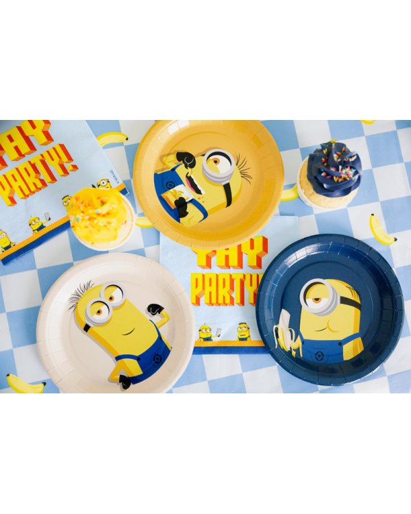 Paper plates Minions, 18 cm, mix (1 pkt / 6 pc.)