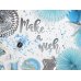Paper Plates Star, silver, 18cm (1 pkt / 6 pc.)