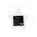 Paper Plates Star, silver, 18cm (1 pkt / 6 pc.)