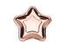 Paper Plates Star, rose gold, 18cm (1 pkt / 6 pc.)