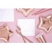 Paper Plates Star, rose gold, 18cm (1 pkt / 6 pc.)