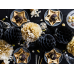 Paper Plates Star, gold, 18cm (1 pkt / 6 pc.)