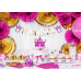 Paper Plates Star, gold, 18cm (1 pkt / 6 pc.)