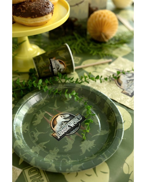 Paper plates Jurassic World, 23 cm, mix (1 pkt / 6 pc.)