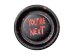 Paper plates You're next, 23 cm, black-red (1 pkt / 6 pc.)