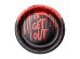 Paper plates Get out, 18 cm, black-red (1 pkt / 6 pc.)