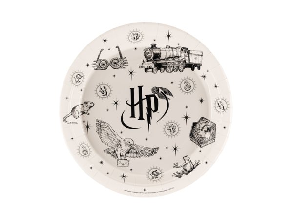 Обложка книги «Paper plates Harry Potter, 23 cm, beige (1 pkt / 6 pc.)»