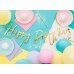 Plates, light blue, 18cm (1 pkt / 6 pc.)