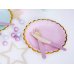 Plates, light pink, 18cm (1 pkt / 6 pc.)