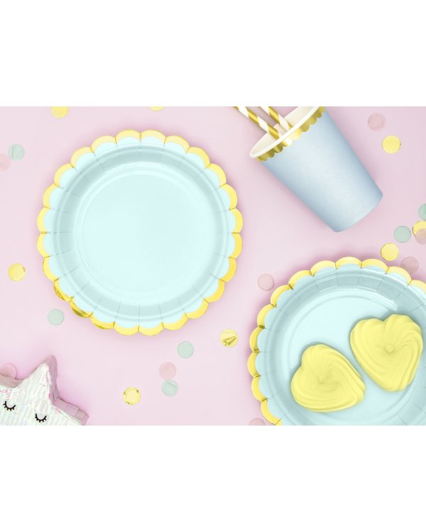 Plates, mint, 18cm (1 pkt / 6 pc.)