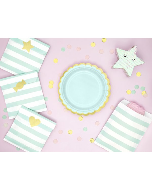Plates, mint, 18cm (1 pkt / 6 pc.)