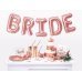 Plates Bride squad, rose gold, 23cm (1 pkt / 6 pc.)