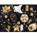 Plates Let's Celebrate, black, 23cm (1 pkt / 6 pc.)