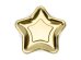Paper Plates Star, gold, 23cm (1 pkt / 6 pc.)