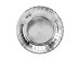 Plates, silver, 18cm (1 pkt / 6 pc.)