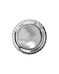Round plates, silver, 23cm (1 pkt / 6 pc.)