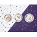 Round plates, silver, 23cm (1 pkt / 6 pc.)
