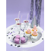 Round plates, silver, 23cm (1 pkt / 6 pc.)