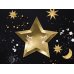 Plates Little Star - Star, golden, 27cm (1 pkt / 6 pc.)
