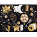 Plates Little Star - Star, golden, 27cm (1 pkt / 6 pc.)