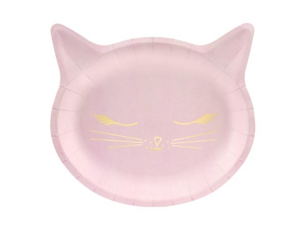 Plates Cat,  22x20cm (1 pkt / 6 pc.)