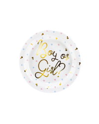 Plates Boy or Girl, 23 cm. (1 pkt / 6 pc.)