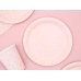 Plates Polka Dots, light pink, 18cm (1 pkt / 6 pc.)