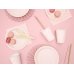 Plates Polka Dots, light pink, 18cm (1 pkt / 6 pc.)