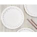 Plates Polka Dots, white, 18cm (1 pkt / 6 pc.)