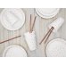 Plates Polka Dots, white, 18cm (1 pkt / 6 pc.)
