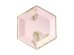 Plates Leaves, light pink, 23cm (1 pkt / 6 pc.)