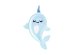 Paper plates Narwhal, mix, 18.5x29cm (1 pkt / 6 pc.)