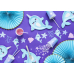 Paper plates Narwhal, mix, 18.5x29cm (1 pkt / 6 pc.)