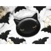 Paper plates Cat, black, 22x20cm (1 pkt / 6 pc.)