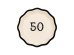 Paper plates ''Hello 50'', mix, 18 cm (1 pkt / 6 pc.)
