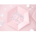 Plates Happy B'day!, light powder pink, 20cm (1 pkt / 6 pc.)