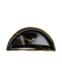Plates, black, 21.5x10.5cm (1 pkt / 6 pc.)