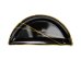 Plates, black, 21.5x10.5cm (1 pkt / 6 pc.)